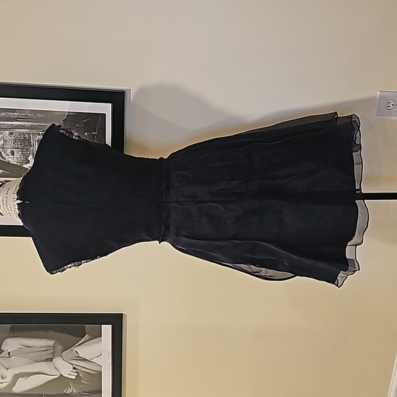 Ted Baker navy dress sz 2 - Picture 4 of 14